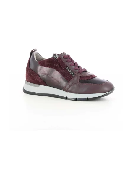 Sneakersy Dl Sport skórzane czerwone