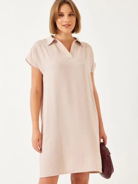Bianco Lucci Rochie piatră gri