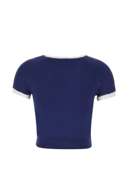 Top Adidas tricotate alergare albastru