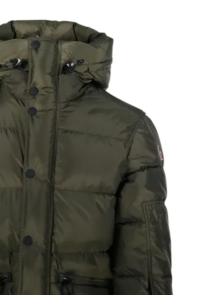 Palton Moncler Grenoble cu glugă negru