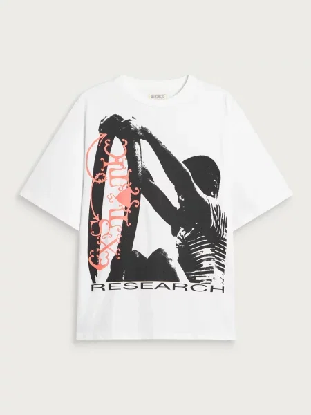 Koszulka Ecstatic Research biała