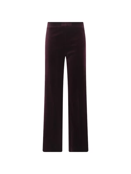 Pantaloni Antonelli de catifea roșu