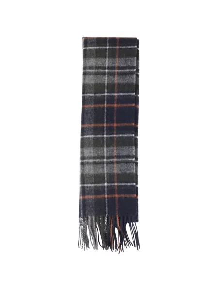 Fular Barbour în carouri albastru