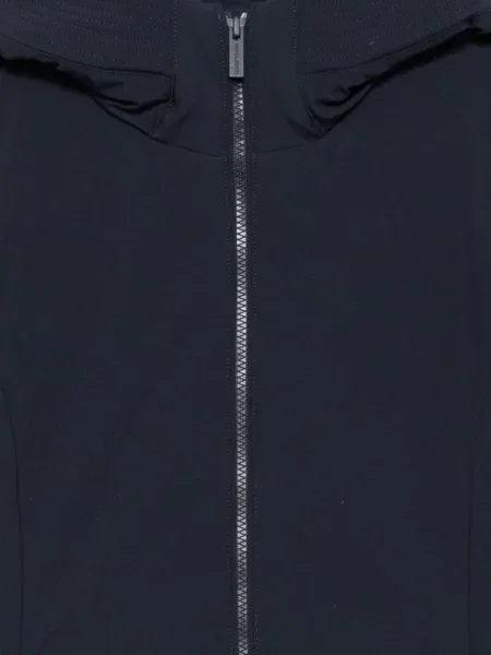 Geacă parka Woolrich cu glugă albastru