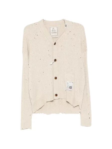 Cardigan Maison Mihara Yasuhiro zdrențuiți asimetric