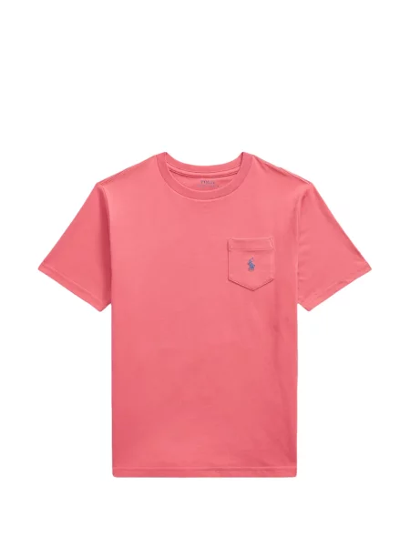 Koszulka polo dziecięca Polo Ralph Lauren różowa
