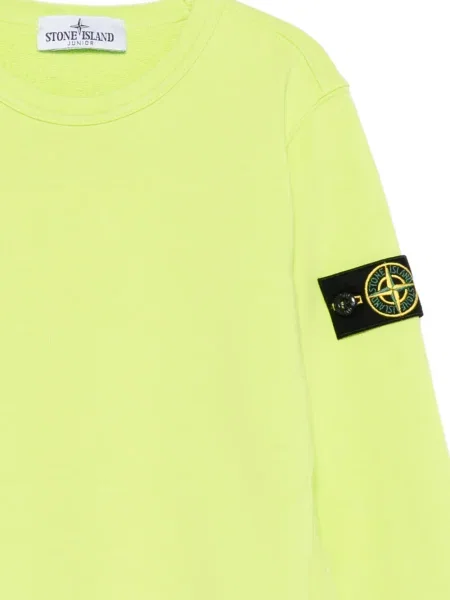 Bluza nierozpinana dziecięca Stone Island zielona