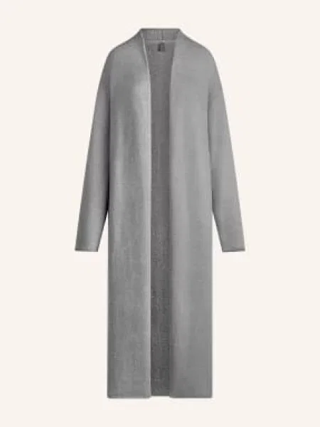 Skims Lounge Bunda Textured Knit dark heather grey šedá