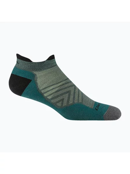 Skarpety Darn Tough Run No Show Cushion teal zielone