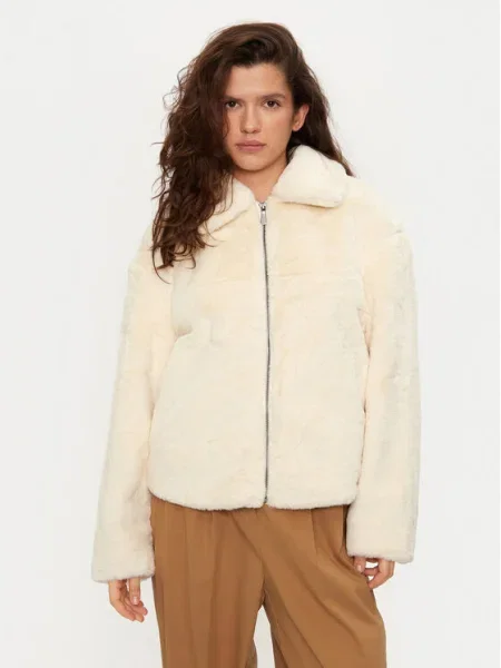 Palton de blană United Colors Of Benetton