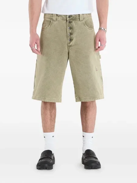 Pantaloni scurți Roa din canvas verde
