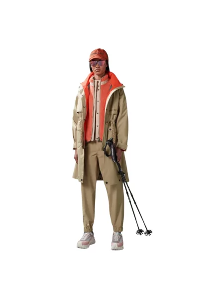 Spodnie Moncler zwężane beżowe