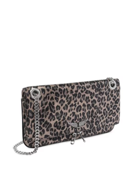 Colier Zadig&voltaire cu imagine cu imprimeu animal print