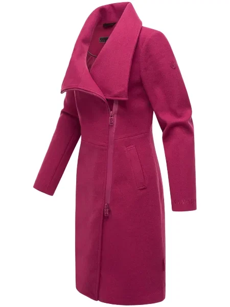 NAVAHOO Prechodný kabát Samtrose' ružová