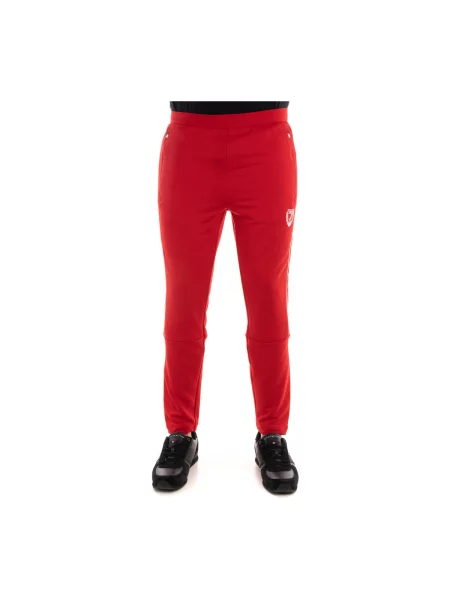 Pantaloni Emporio Armani Ea7 roșu