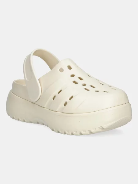 Natikači adidas Adilette Clog Platform bež