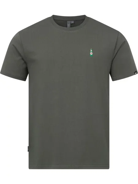 Ragwear Tricou verde / oliv / roșu alb