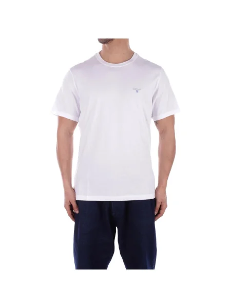 Tricou Barbour în carouri alb