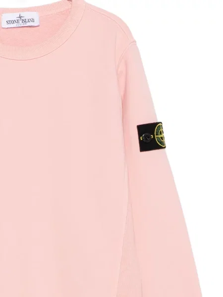 Bluza nierozpinana dziecięca Stone Island różowa