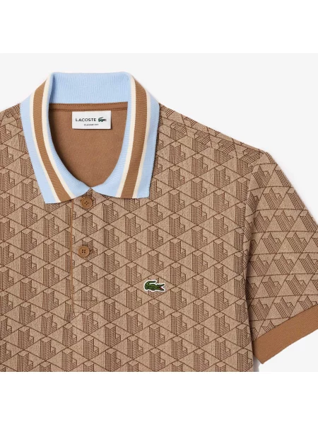 Поло Lacoste коричневое