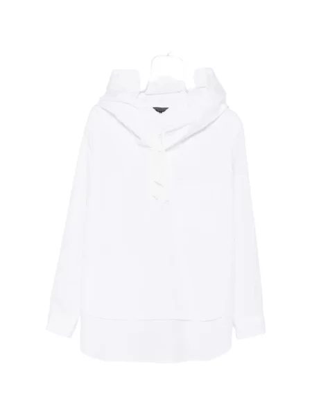 Mikina s kapucňou Comme Des Garçons Homme Plus biela