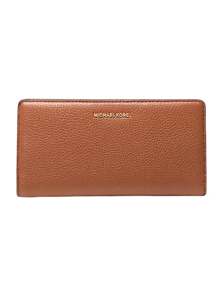 Portfel Michael Kors skórzany brązowy
