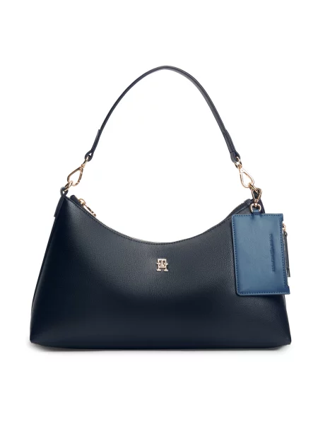 TOMMY HILFIGER Geantă de umăr noapte albastru