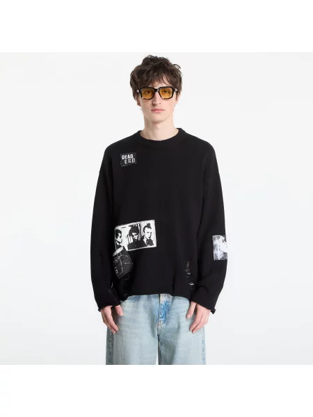 Sweter Wasted Paris M Taunt Ripped Black XL czarny