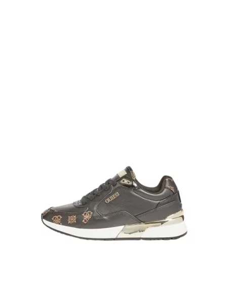Sneakersy Guess skórzane czarne