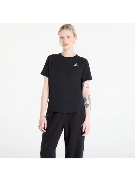 Короткая футболка Nike для бега белая