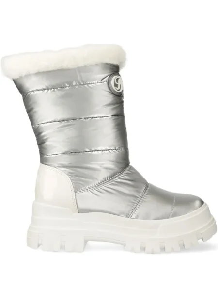 Botine Buffalo argintiu