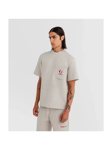 Bluza Murphy&nye z krótkim rękawem szara