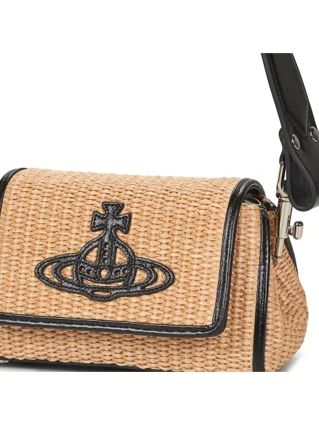 Geantă Vivienne Westwood mini bej