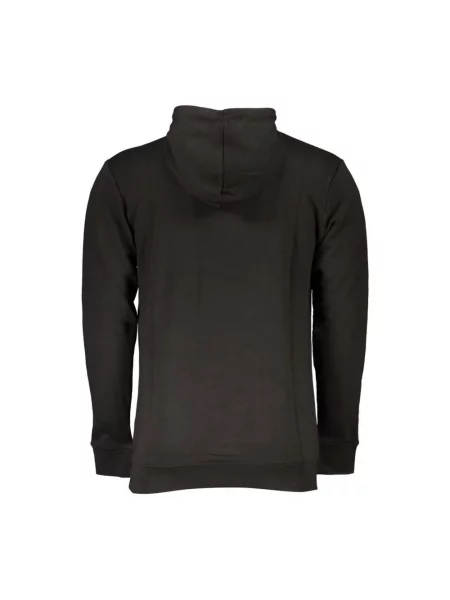 Bluza z kapturem Cavalli Class z kapturem w zebrę czarna