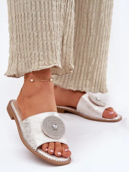 Sandali S. Barski brez pet siva