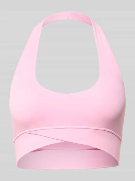 Biustonosz sportowy typu halter model ACTIVE' P.e Nation różowy