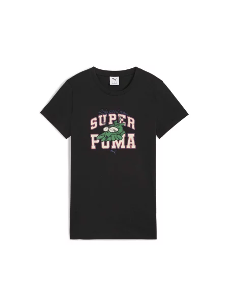 Футболка PUMA Graphics Super Tee комбінований верх чорний