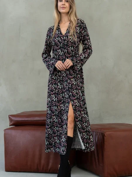 Сукня максі RiMari текстиль чорний