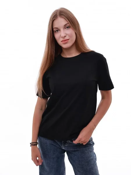 Футболка LUMO віскоза/поліестер чорний