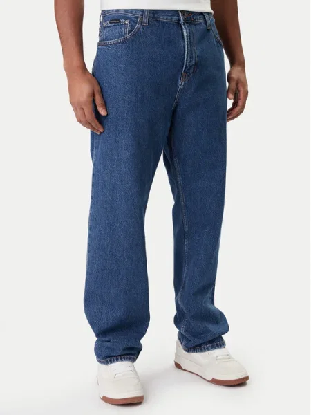 Quiksilver Blugi Baggy Fit albastru