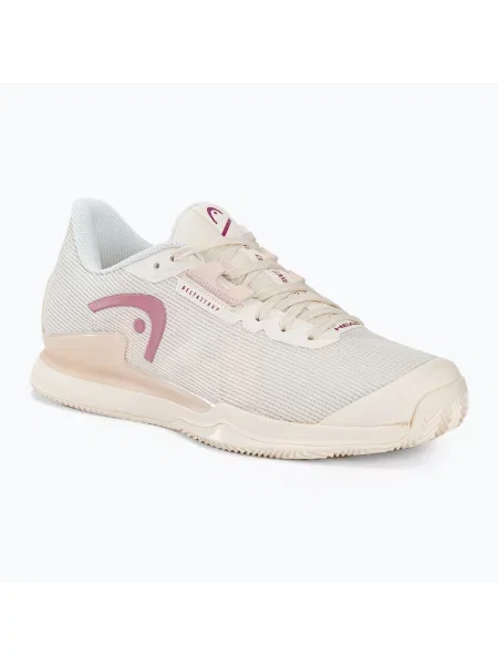 Дамски обувки за тенис HEAD Sprint Pro Clay chalk white/purple бяло