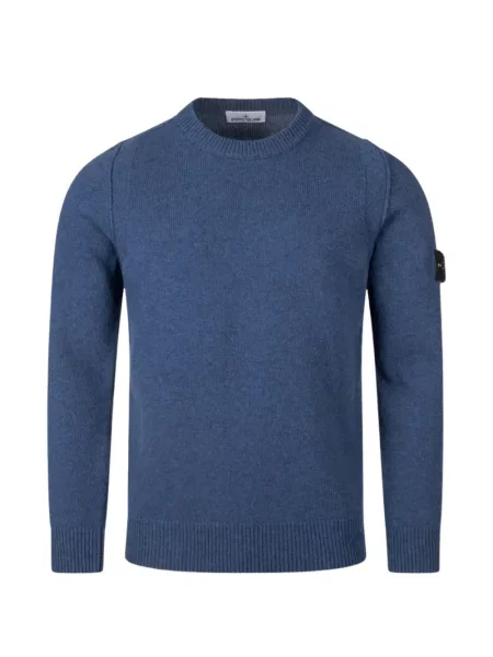 Pulover Stone Island cu strasuri albastru