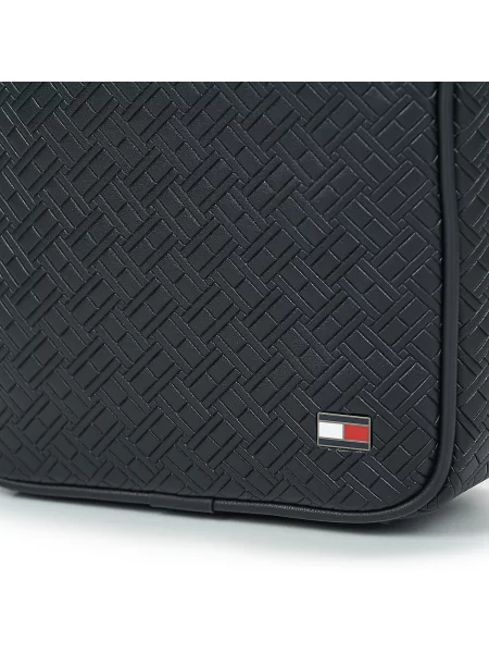 TOMMY HILFIGER Geantă de umăr negru