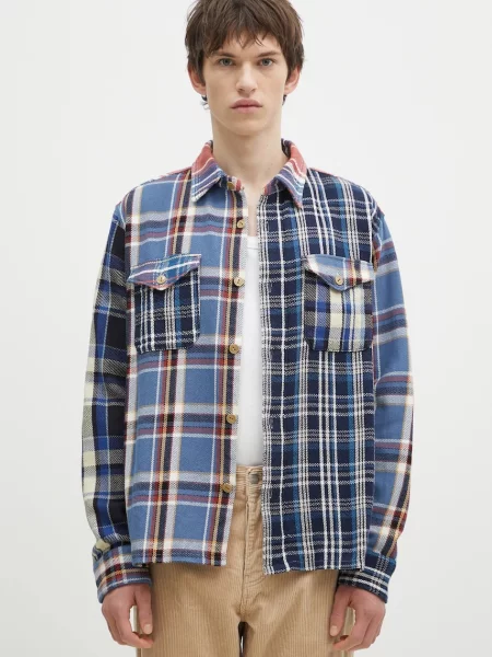 Сорочка Human Made Crazy Check Longsleeve Shirt relaxed класичний комір