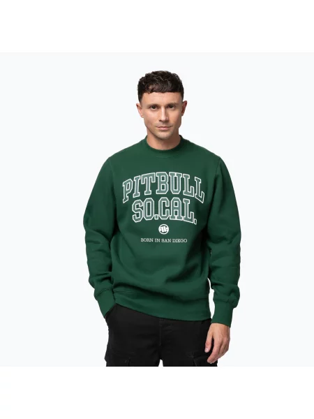 Спортивная кофта Pitbull West Coast зеленая