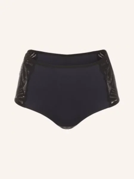 Falke Majtki Z Wysokim Stanem Delicate Touch schwarz czarne