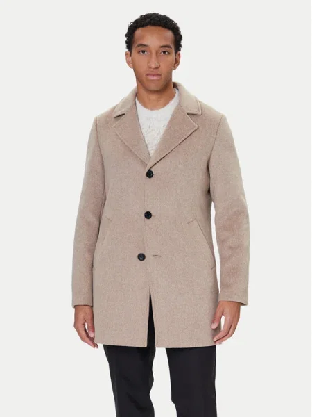 Guess Palton de lână bej