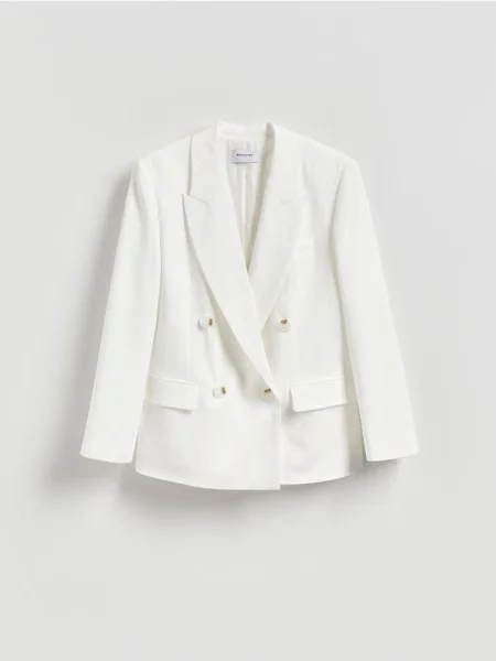 Reserved Блейзер із додаванням білий