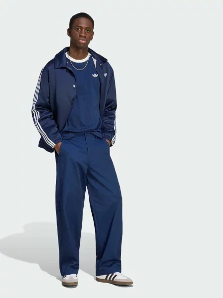 Футболка Adidas в полоску синяя