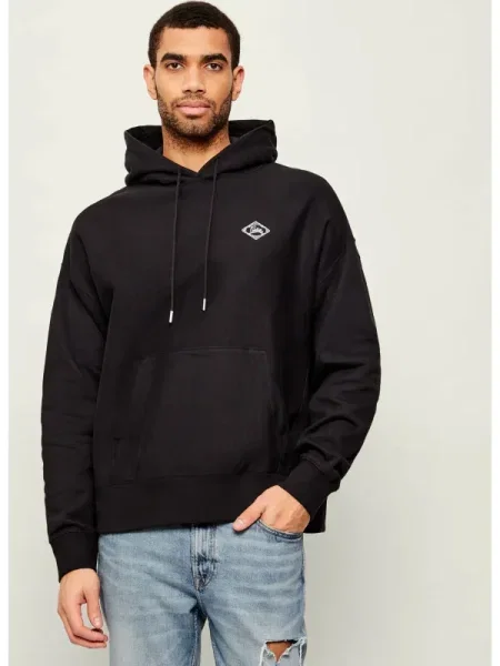 Calvin Klein Jeans Hanorac | Relaxed fit negru